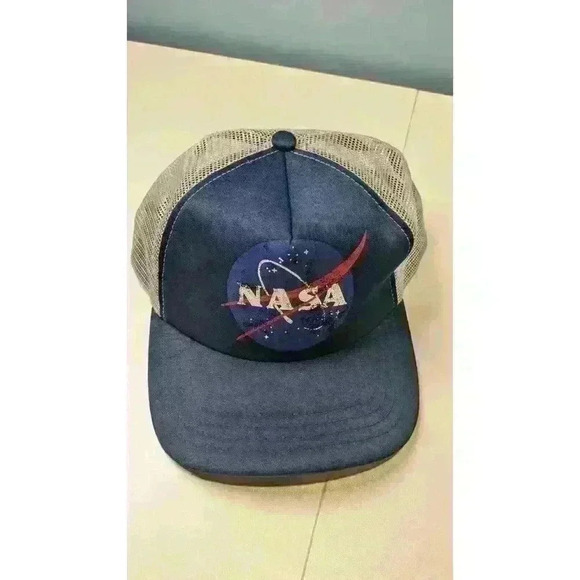 Vintage NASA Trucker Hat Snapback RARE - Picture 5 of 12